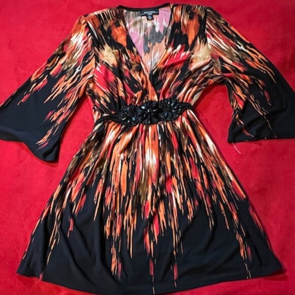 R & M Richards Women’s 2-Piece Evening Set – Size 14P – Beaded Waist - Picture 3 of 8